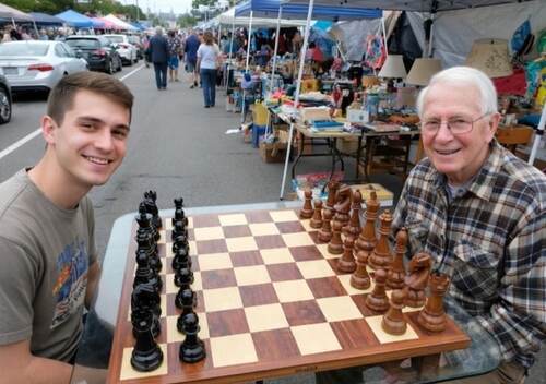 8 inch chess set photo
