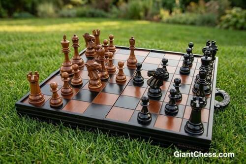 Chess table photo