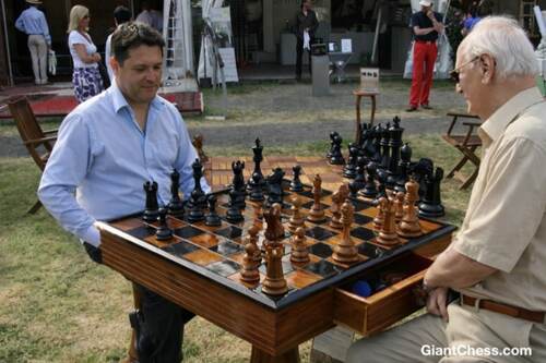 Chess table photo