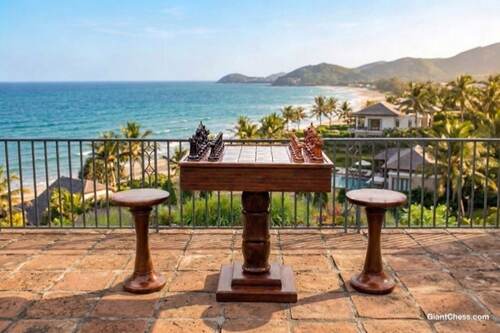 Chess table photo